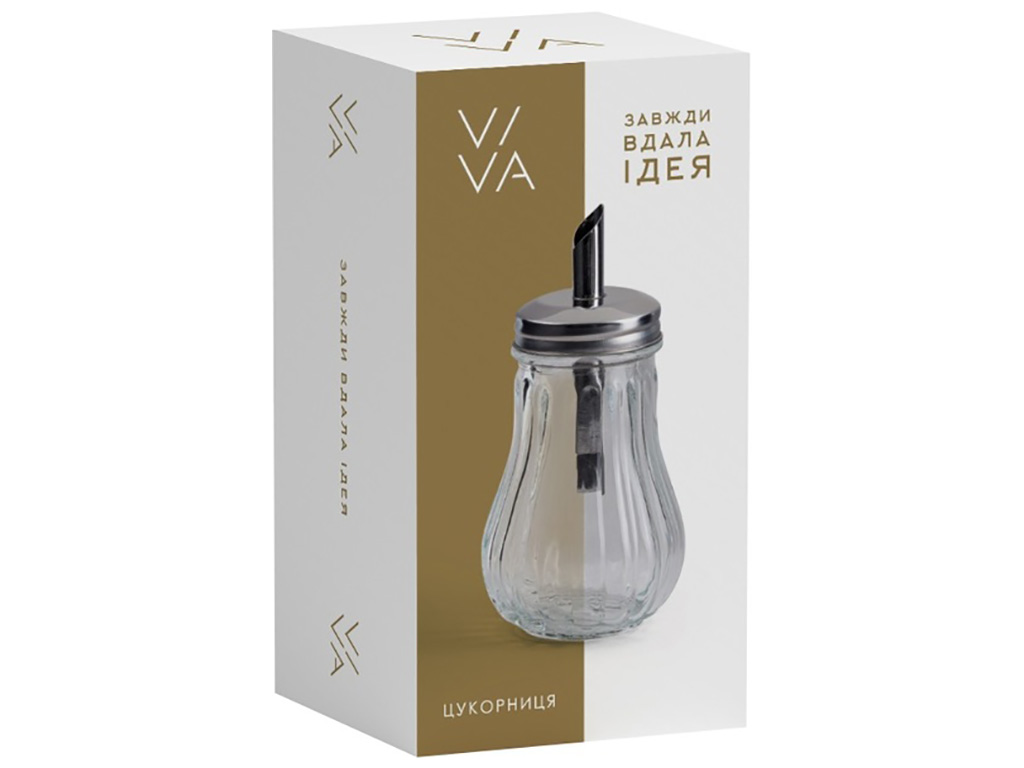Сахарница Viva Clear, 210мл, в упаков., 6900068706514