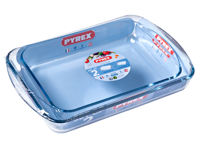 Набір форм Pyrex Essentials, 35х23см, 40х27см, прямокутні (ціна за набір 2 штуки) 3426470271806