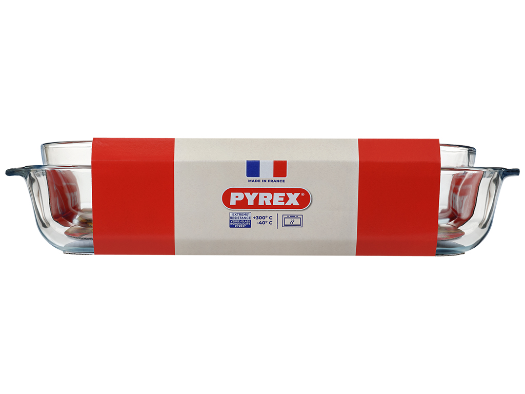Набор форм стеклянных Pyrex, прямоугольная 35х23см, овальная 30х21см (цена за набор 2шт) 34264700076
