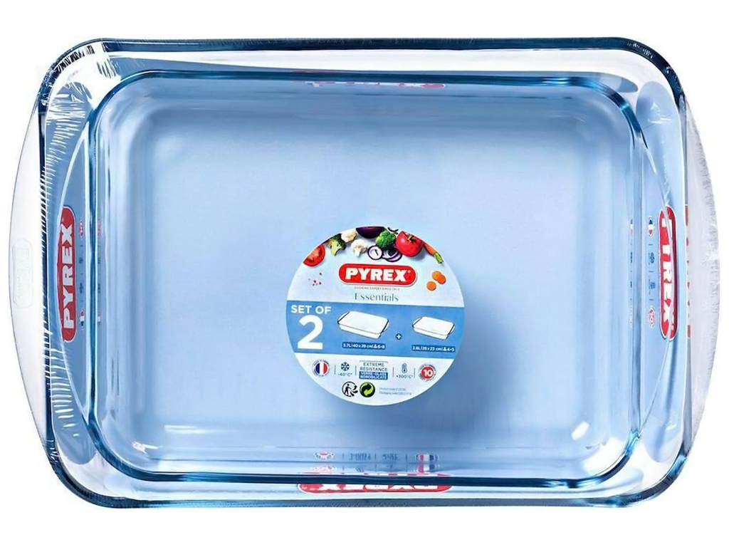 Набір форм Pyrex, 40х27см, 35х23см (ціна за набір 2 предмета) 3426470271806