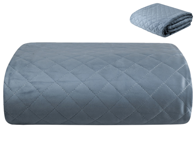 Покривало Soho Velvet Dutch Romb Azure, 200x220см, 6900069923538