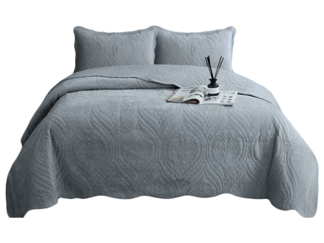 Покривало Soho Velvet Vip Venzel Gray, 220x240см, 6900069923231
