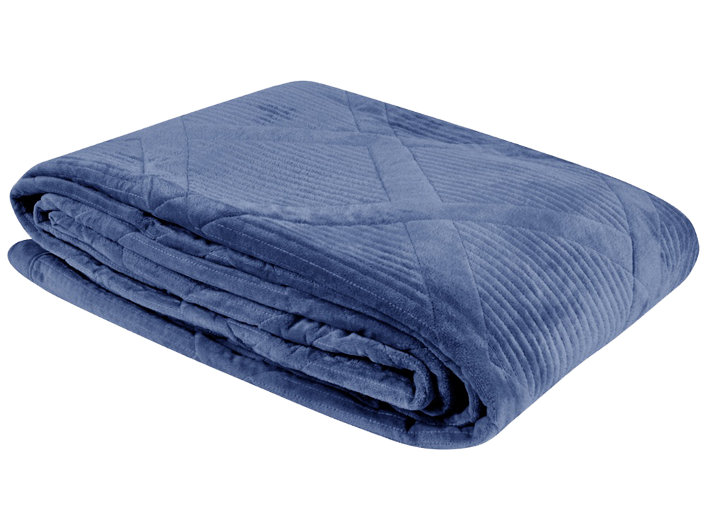 Покривало Soho VELUR Deep Blue, 200x230см, 6900069923323