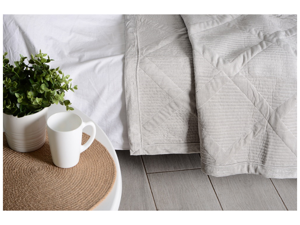 Покривало Soho VELUR Silver, 200x230см, 6900069923330
