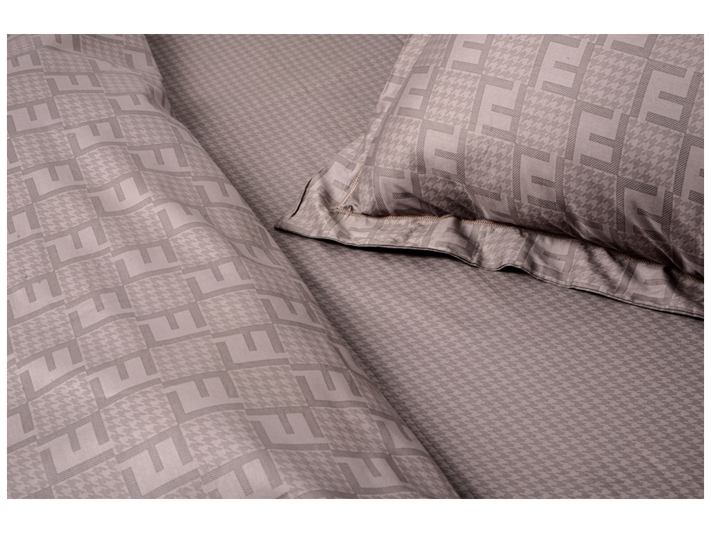 Комплект постельного белья Soho Евро Studio Geometria Beige, 200х230см, 6900069939492
