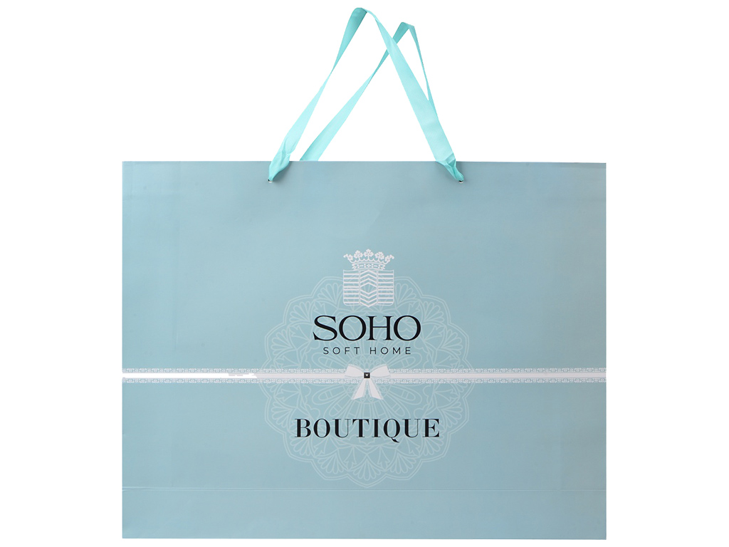 Комплект постельного белья Soho Евро Boutique, 200x230см, Venzel Cream, 6900069939621