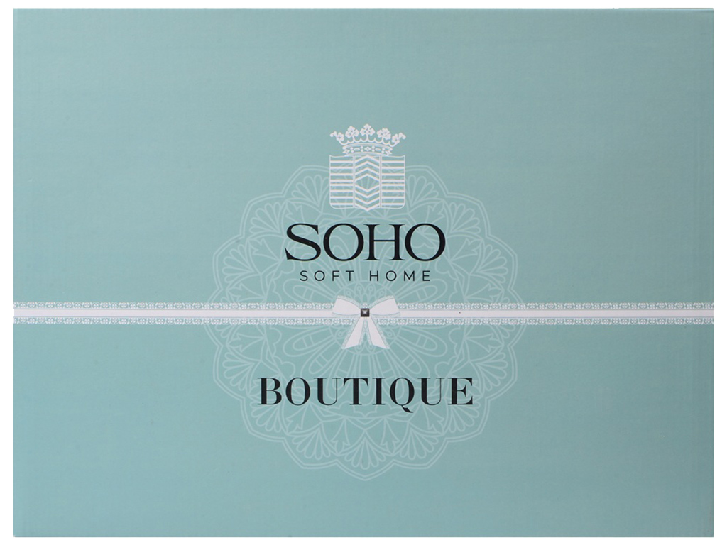 Комплект постельного белья Soho Евро Boutique, 200x230см, Venzel Rosy, 6900069939898