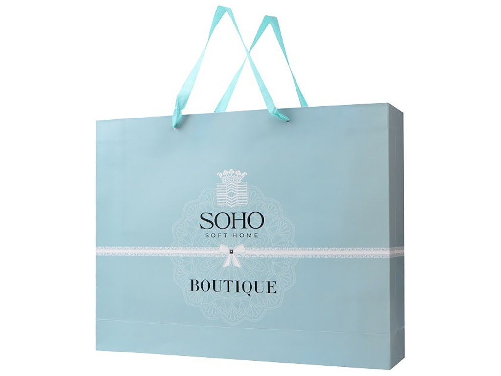 Комплект постельного белья Soho Евро Boutique, 200x230см, Wave Сappuccino, 6900069940030