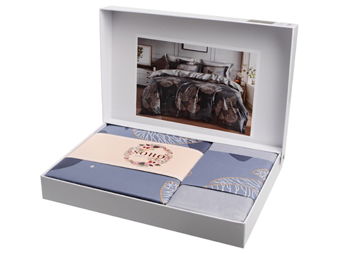 Комплект постельного белья Soho Евро Lounge, 200x230см, Parato Grey, 6900069941532