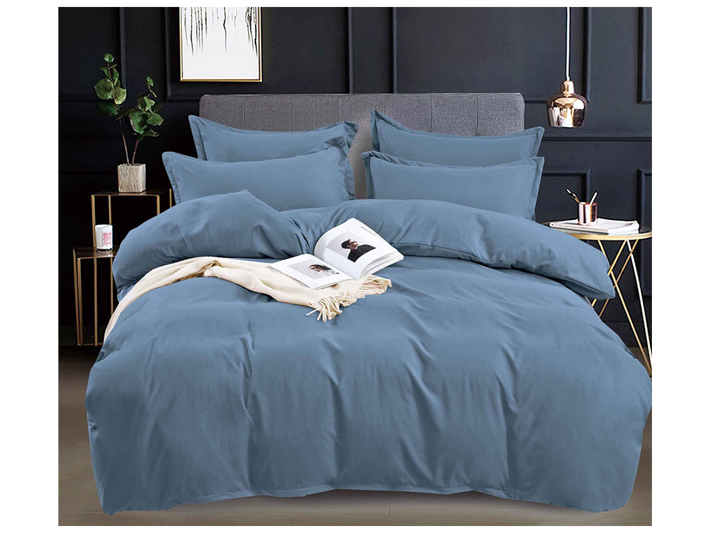 Комплект постельного белья Soho Евро Elle, 200x230см, SOLO Denim, 6900069991827