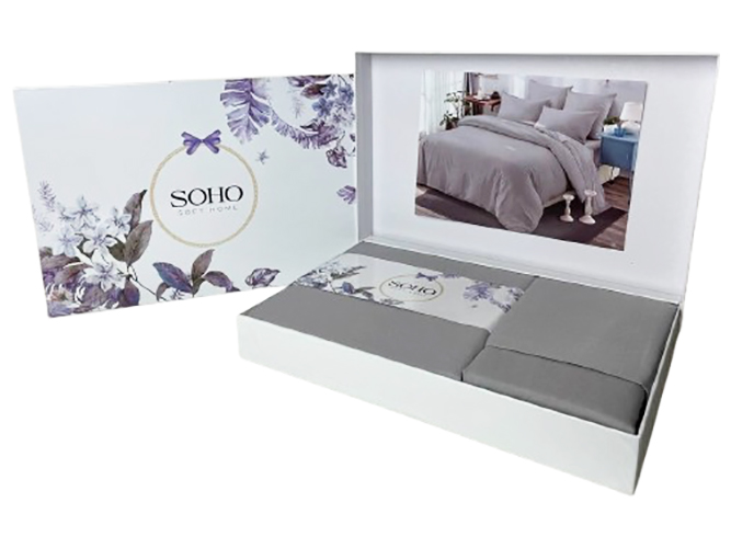 Комплект постельного белья Soho Евро Lounge One Peach, 200х230см, 6900069989138