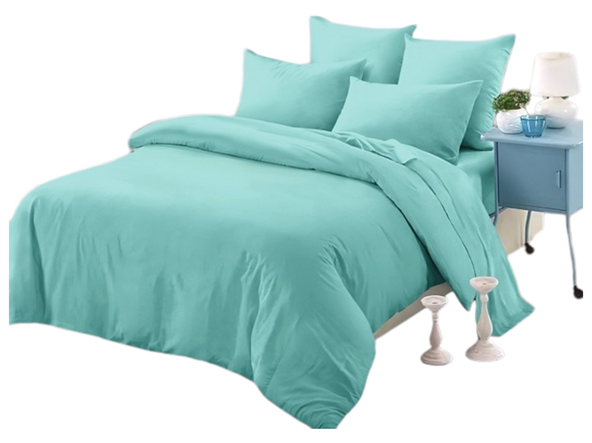 Комплект постельного белья Soho Евро Lounge One Turquoise, 200х230см, 6900069989244