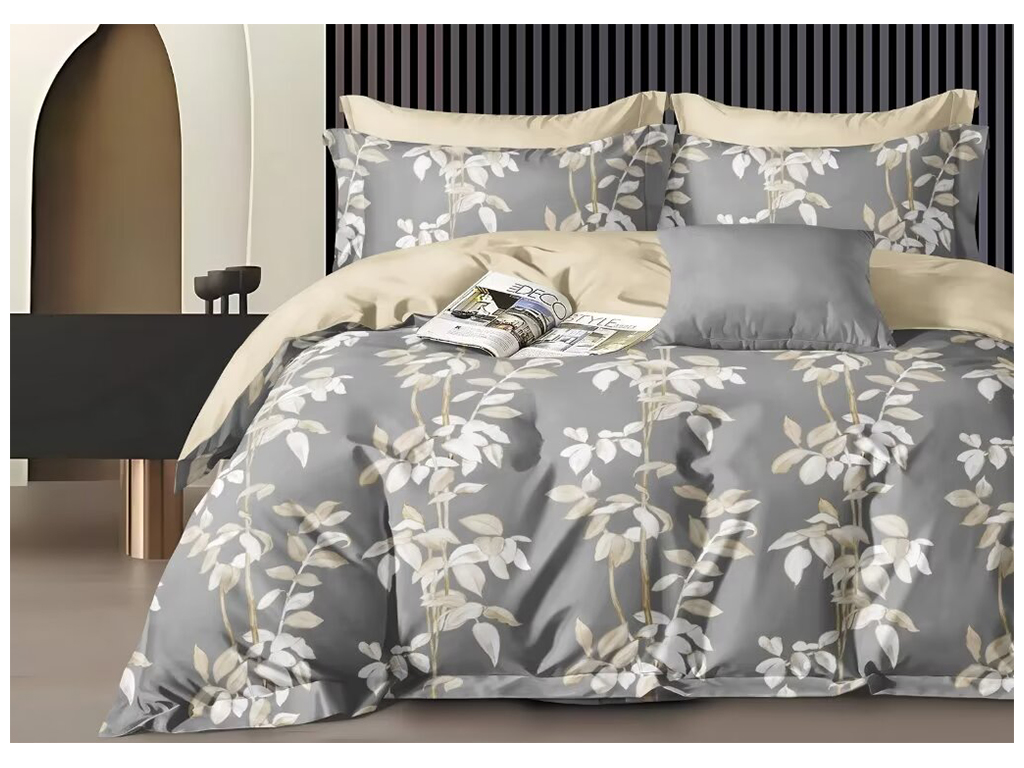 Комплект постельного белья Soho Евро Lounge, 200x230см, Florentina Beige, 6900069989077