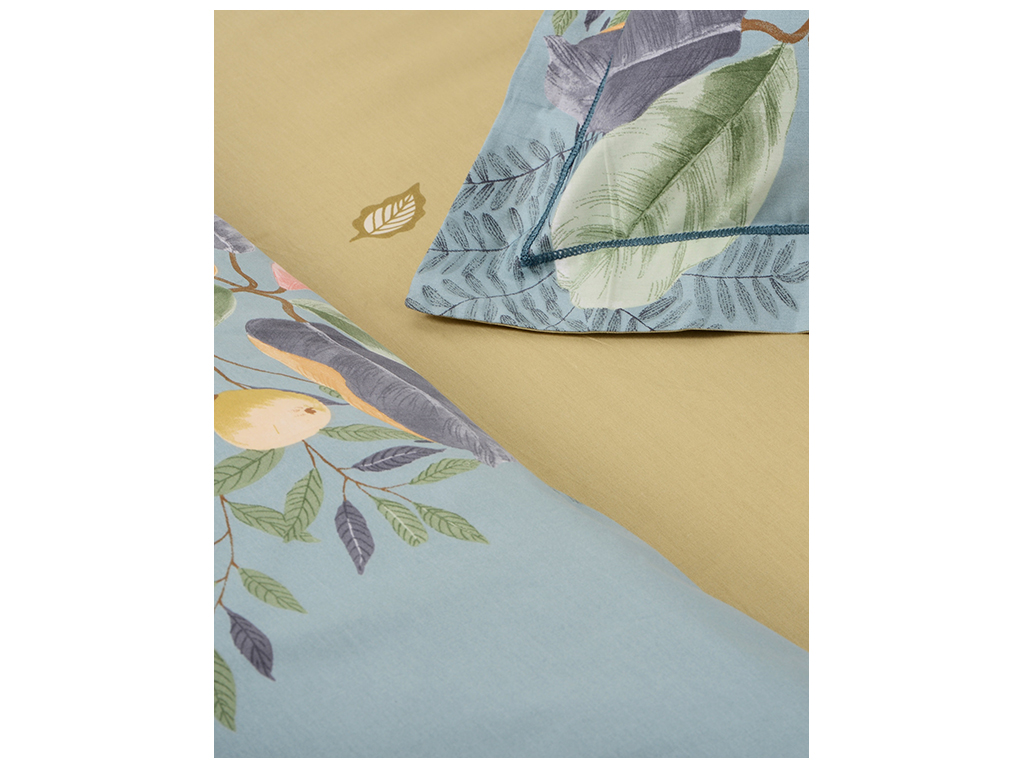 Комплект постільної білизни Soho Євро Elle, 200x230см, Floret Olive, 6900069991759