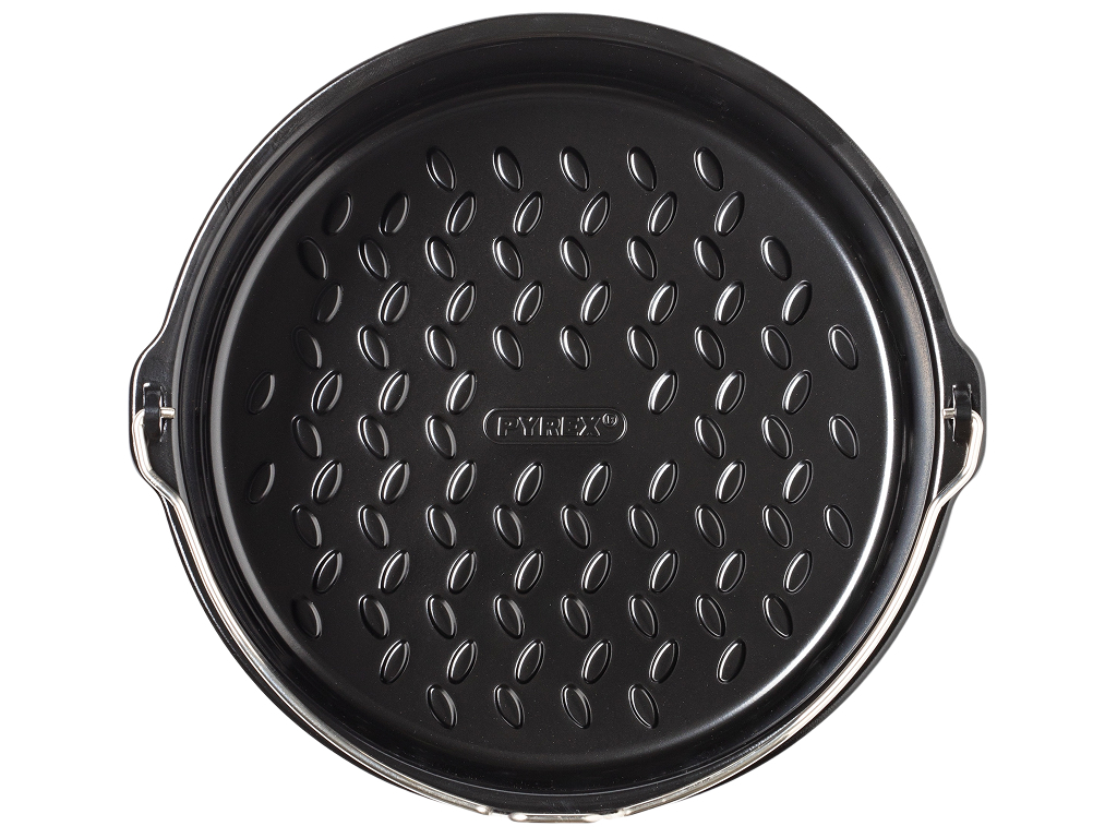 Форма для аэрогриля Pyrex AirFryer, углеродистая сталь, 1,6л, 20×19×7,5см, цвет черный