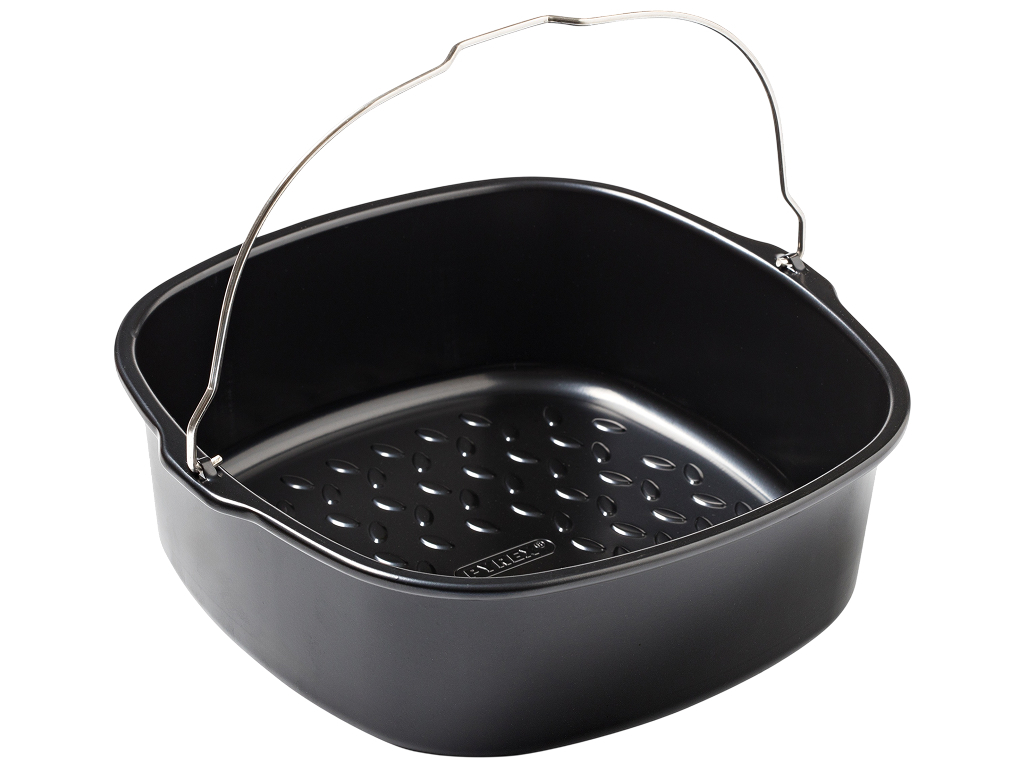 Форма для аэрогриля Pyrex AirFryer, углеродистая сталь, 1,9л, 22×21×7,5см