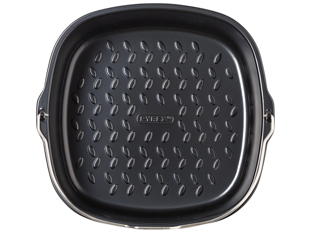 Форма для аэрогриля Pyrex AirFryer, углеродистая сталь, 1,9л, 22×21×7,5см