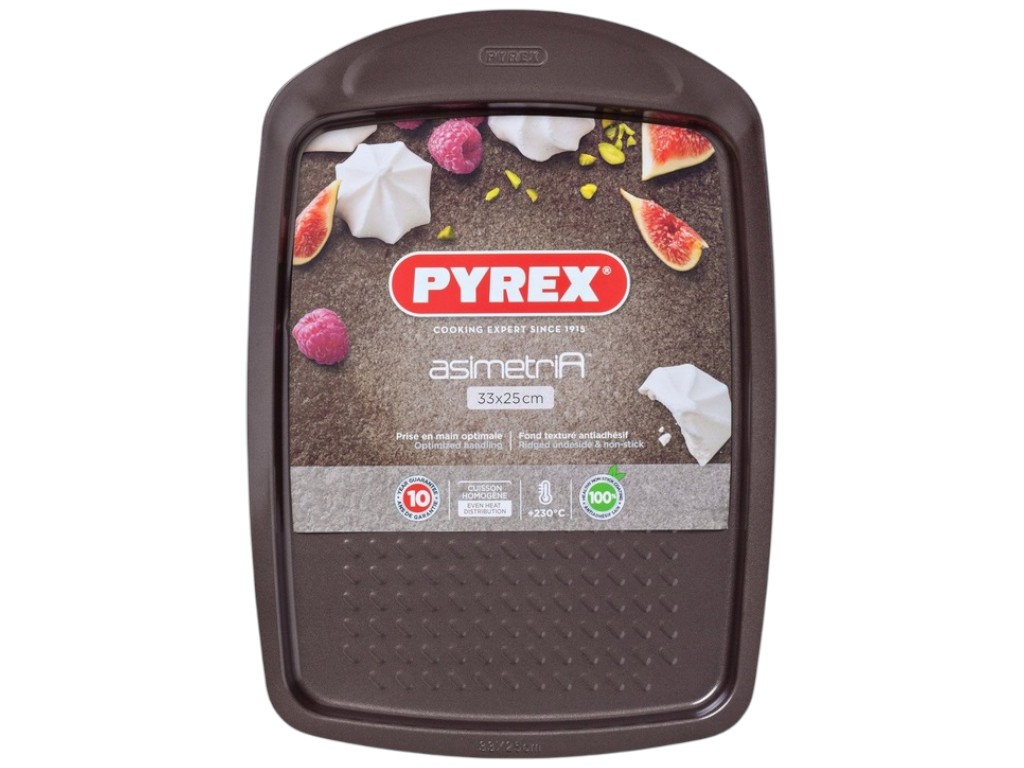 Форма для выпечки Pyrex Asimetria, углеродистая сталь, антипригарное покрытие, 33×25см
