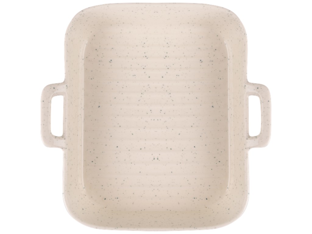 Форма для запекания Led Spotted, прямоугольная, фарфор, 20×16см, цвет бежевый