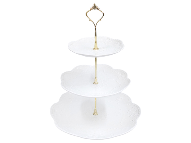 Блюдо Led Floret, 3 яруса, 15см, 20см, 25,5см, в упаковке, 6900069839716