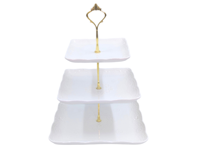 Блюдо Led Alve, 3 яруса, 15см, 20см, 25,5см, в упаковке, 6900069839730