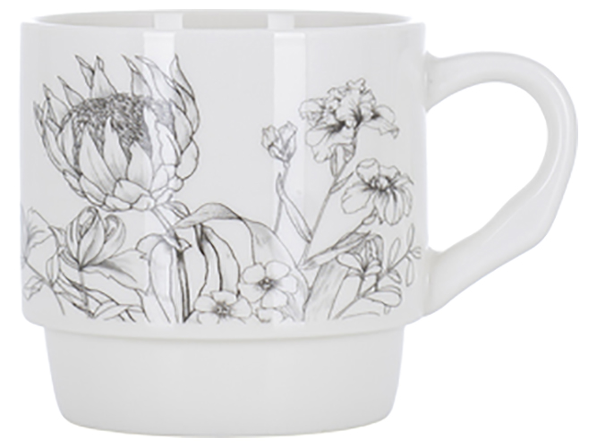 Набор чашек Limited Edition Blossom, на метал.подставке, 345мл (цена за набор 4шт) 6900065096137