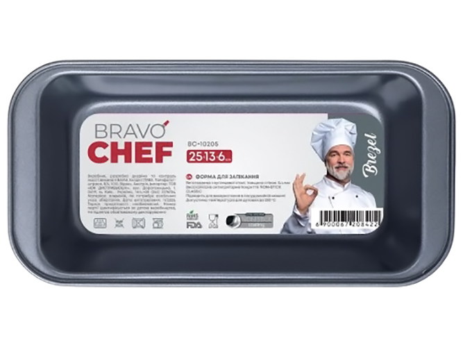 Форма для кекса Bravo Chef Brezel, 25х13х6см, 6900067208422