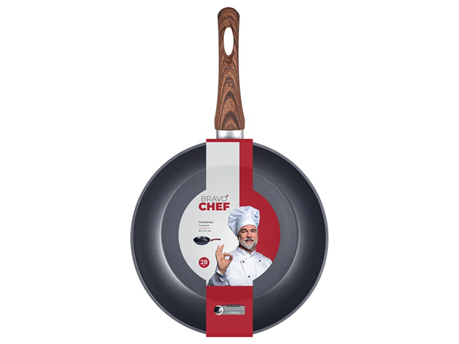Сковорода классическая Bravo Chef, 28см, 6900068156005