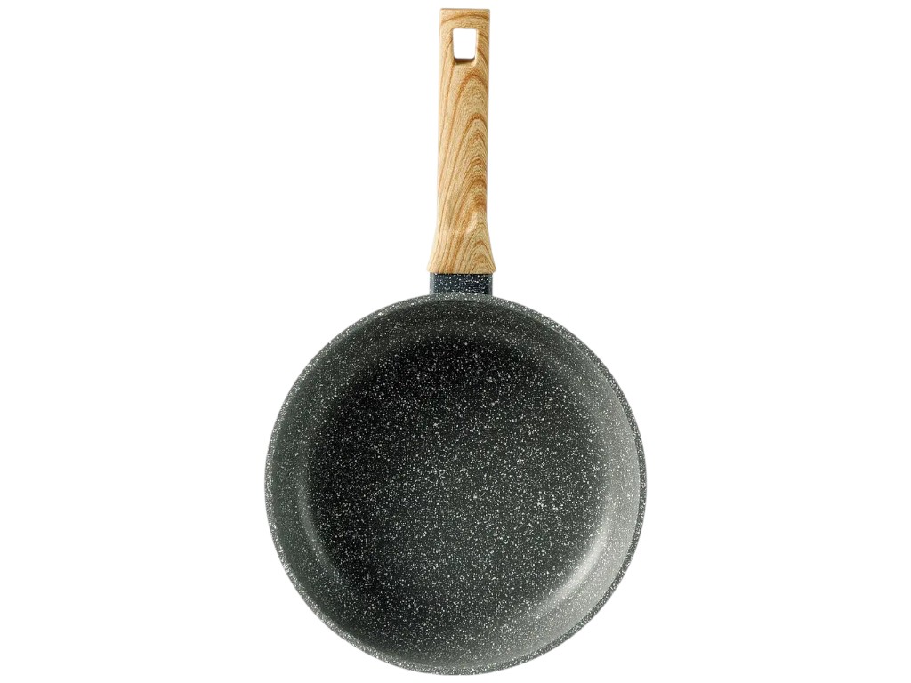 Сковорода глубокая Bravo Chef, кованый алюминий, 20см, цвет серый