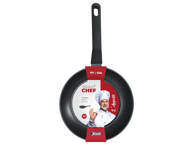 Сковорода Bravo Chef LAppetit, 26см, 6900069093156