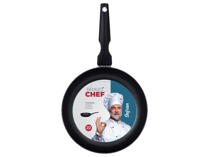 Сковорода Bravo Chef Safran, без крышки, 20см, 6900067923073