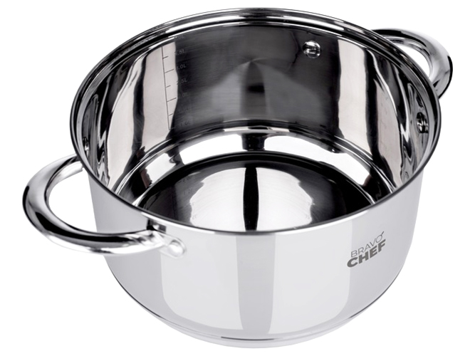 Каструля Bravo Chef, з кришкою, 18см, 2,6л, 6900067208682