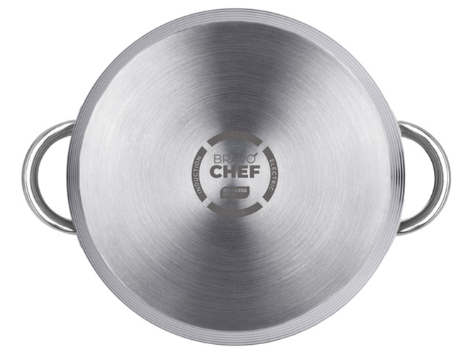 Каструля Bravo Chef, з кришкою, 20см, 3,6л, 6900067208699