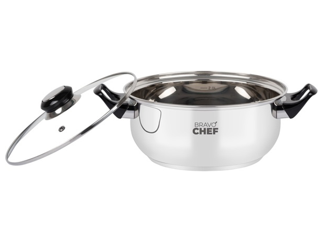 Кастрюля Bravo Chef, с бакелитовыми ручками, 15см, 1,1л, 6900068110762