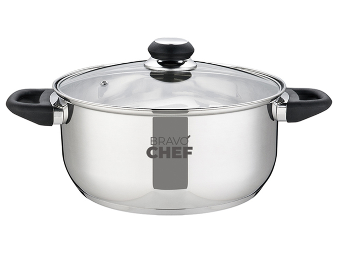 Кастрюля Bravo Chef L'Appetit, 18см, 1,8л, с бакелитовыми ручками, 6900068377998
