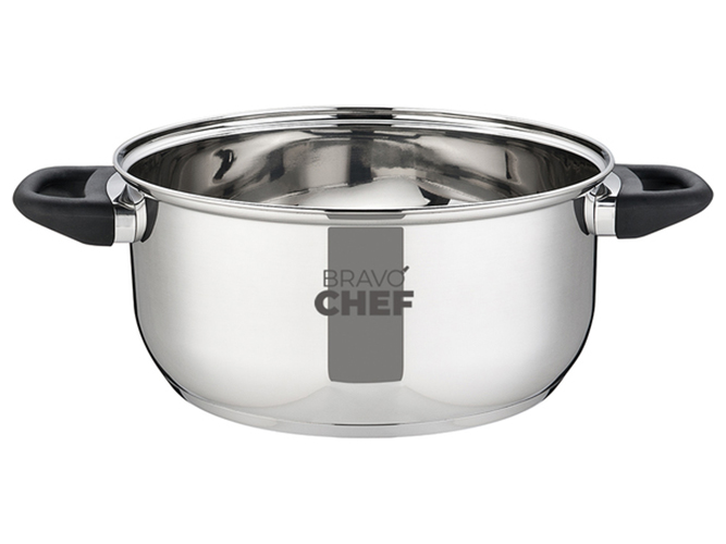 Кастрюля Bravo Chef L'Appetit, 18см, 1,8л, с бакелитовыми ручками, 6900068377998