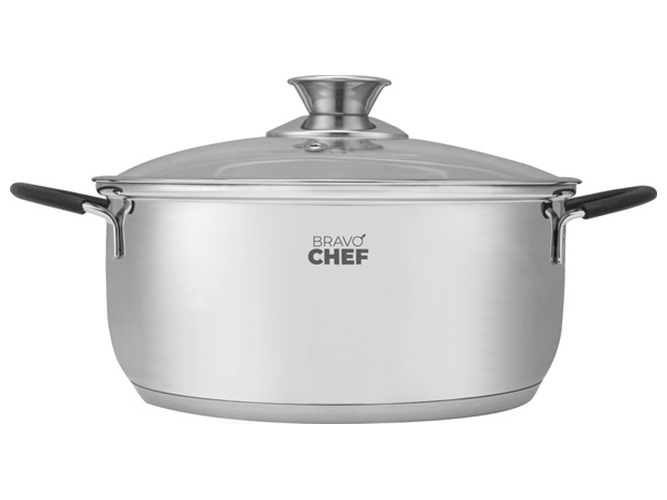 Каструля з кришкою Bravo Chef Safran, 18см, 2л