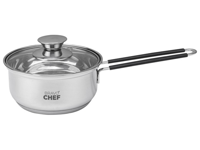 Ківш з кришкою Bravo Chef Safran, 14см, 1л, 6900069909501