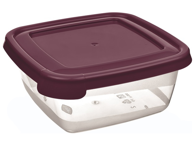 Контейнер пластиковый Bager Cook&Keep MIX, квадратный, 900мл, 8650534833265