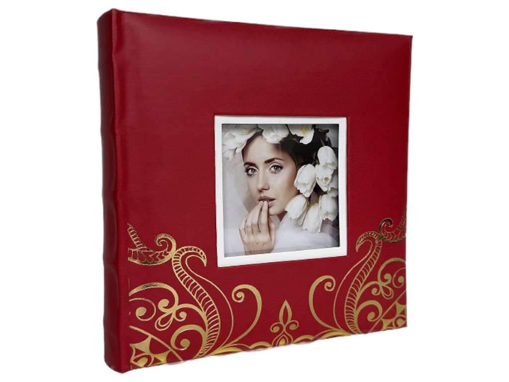 Фотоальбом EVG Red, 200 фото, 10×15 см, палітурка книжкова