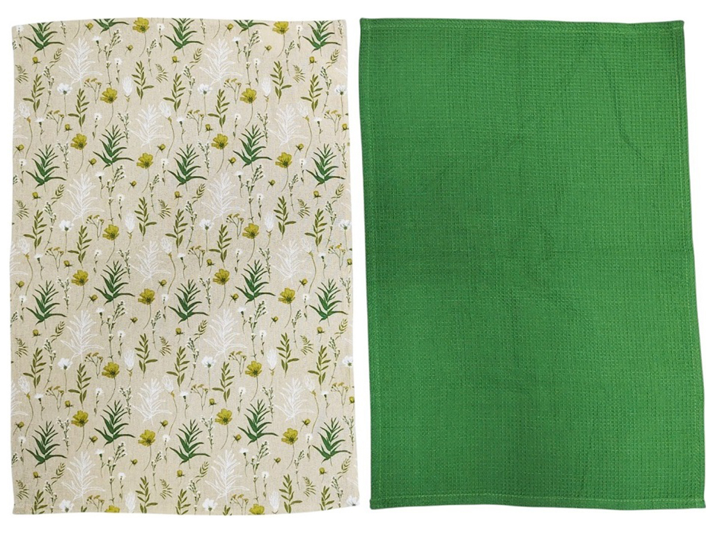 Набір рушників Soho Flowers, 40х60см, бавовна 100% (ціна за набір 2шт) 8900070537289
