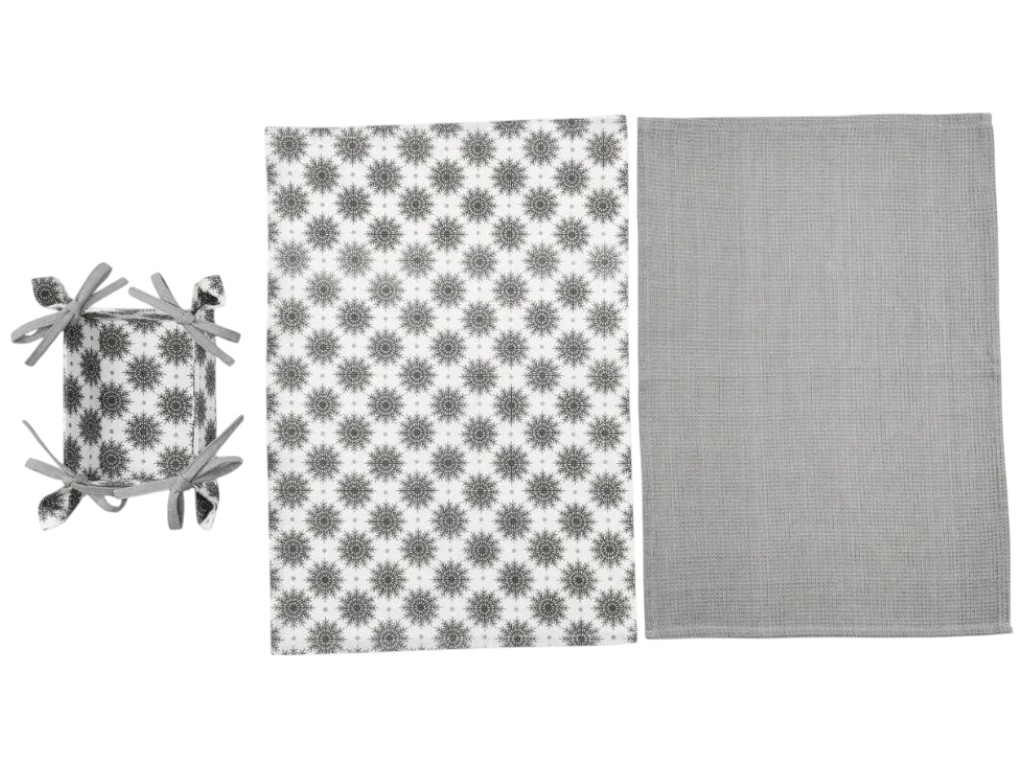 Набор полотенец Soho Snow Grey, хлопок, 40×60см, цвет серый, 2шт