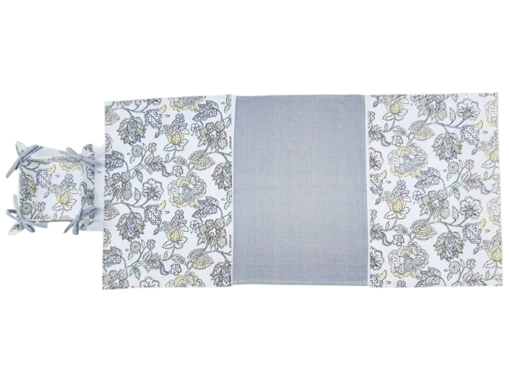 Набір рушників Soho Classic, бавовна, 40×60см, колір сірий з жовтим, 3шт