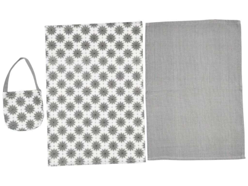 Набор полотенец Soho Snow Grey, хлопок, 40×60см, цвет серый, 2шт