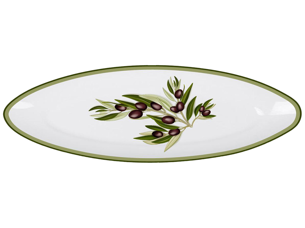 Блюдо овальное Viva Olive, 30см, 6900070027195