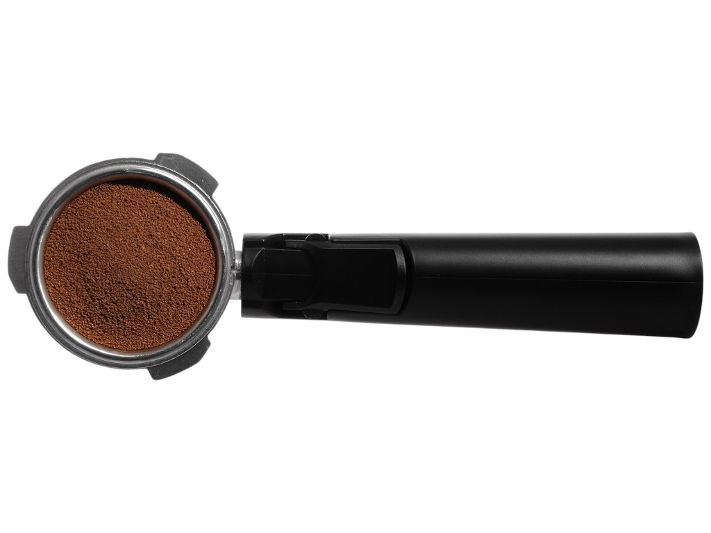 Кофеварка эспрессо Ergo, рожковая, для молотого кофе, мерная ложка-темпер, 1,2л, цвет черный