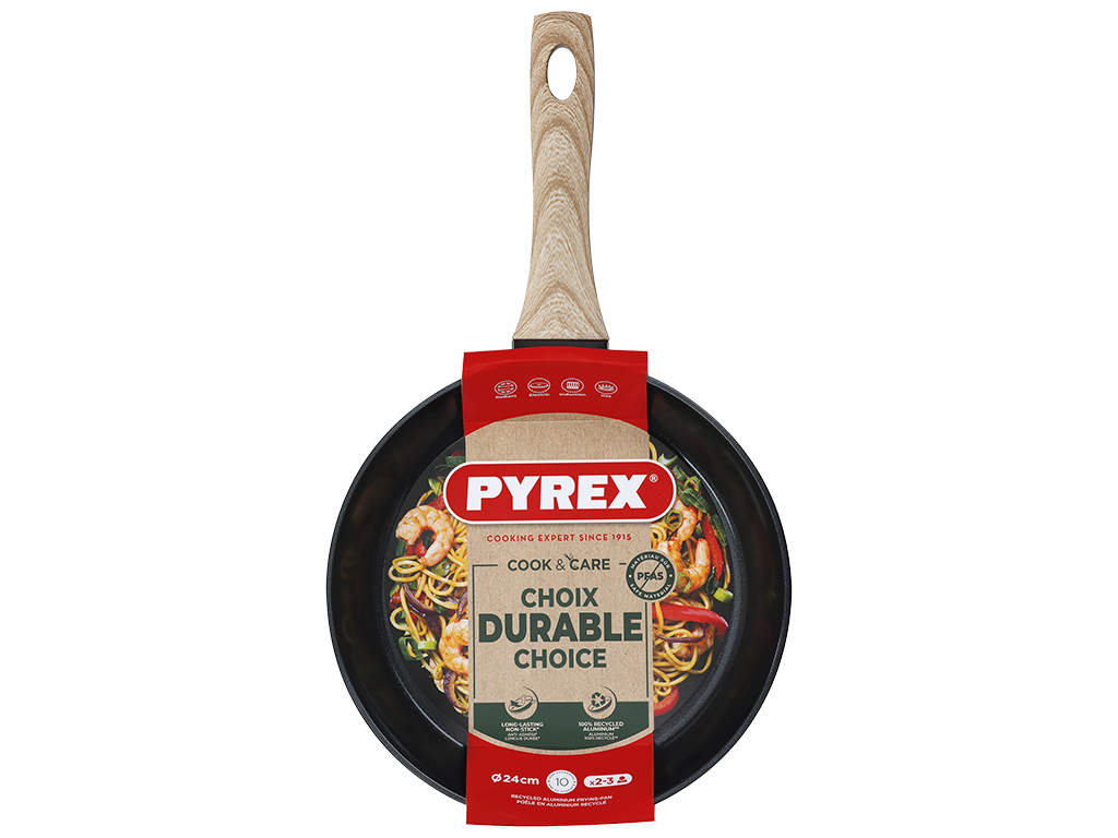 Сковорода Pyrex Cook&Care, индукция, без крышки, 24см, 3426470298292