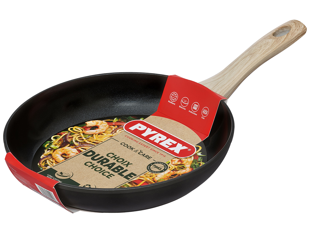 Сковорода Pyrex Cook&Care, индукция, без крышки, 26см, 3426470301107
