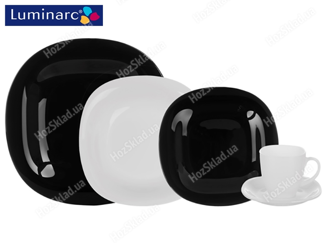 Сервиз столовый Luminarc Carine Black&White 30 предметов 95283/N1500