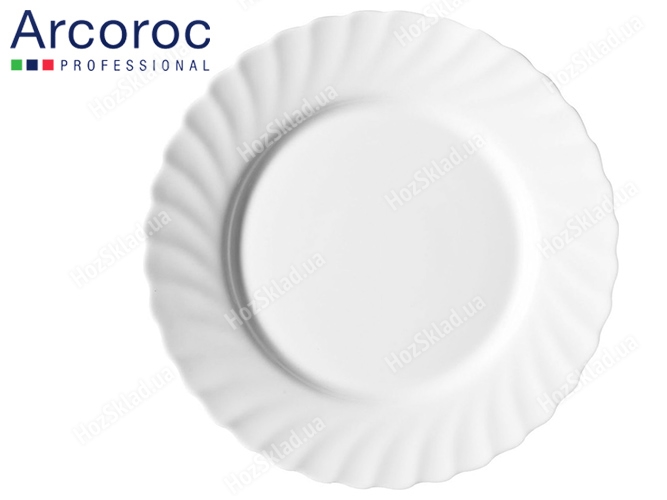 Тарелка десертная Arcoroc Trianon стеклокерамическая 19,5см 85244